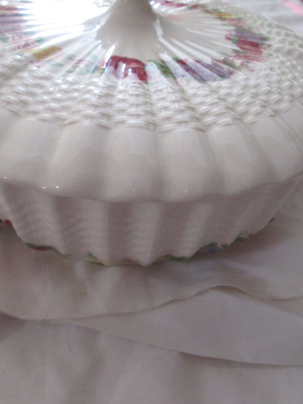 Vtg Spode 2 pc casserole dish 11 in mint  Briar Rose Copeland m/ England